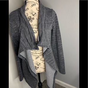 Gray cardigan that buttons up!